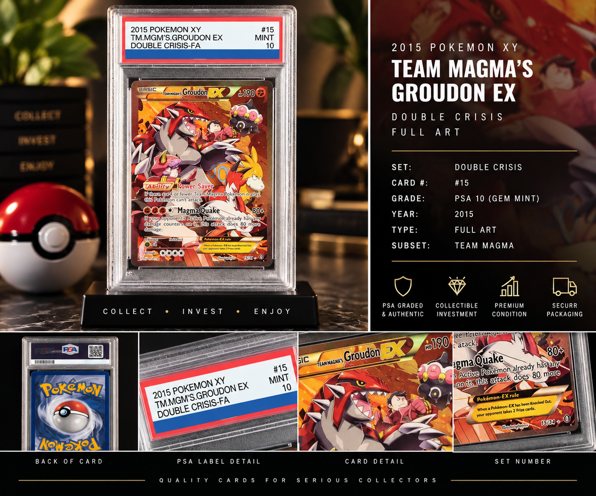 2015 PKM XY Double Crisis Gem Mint 10 Proxy Slabs