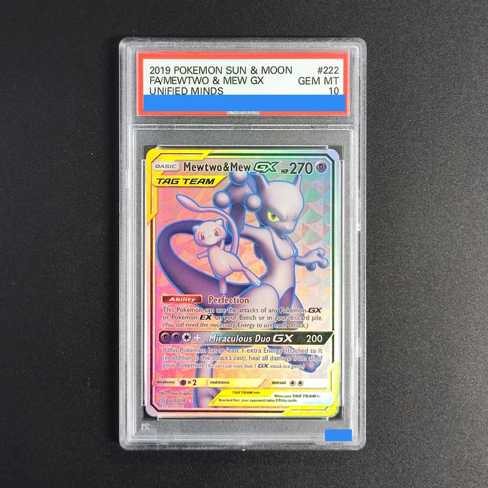Ptcg Sun & Moon Team up  Grade Gem mt 10 Collection Card Proxy slab