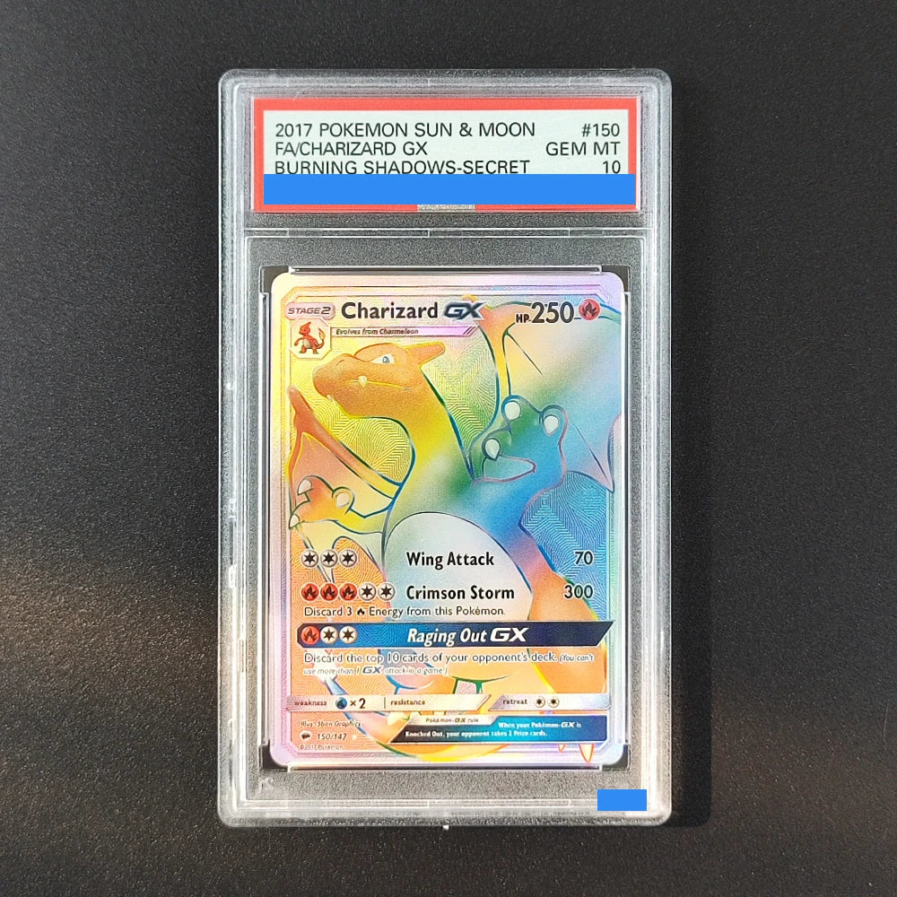 Charizard proxy slabs gem mt 10