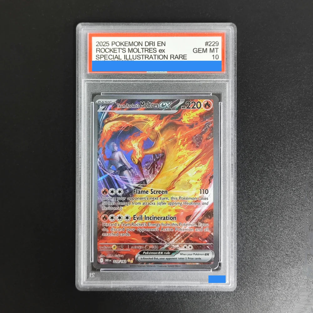Destined Rivals Grade GEM MT 10 Collection Card Proxy slabs