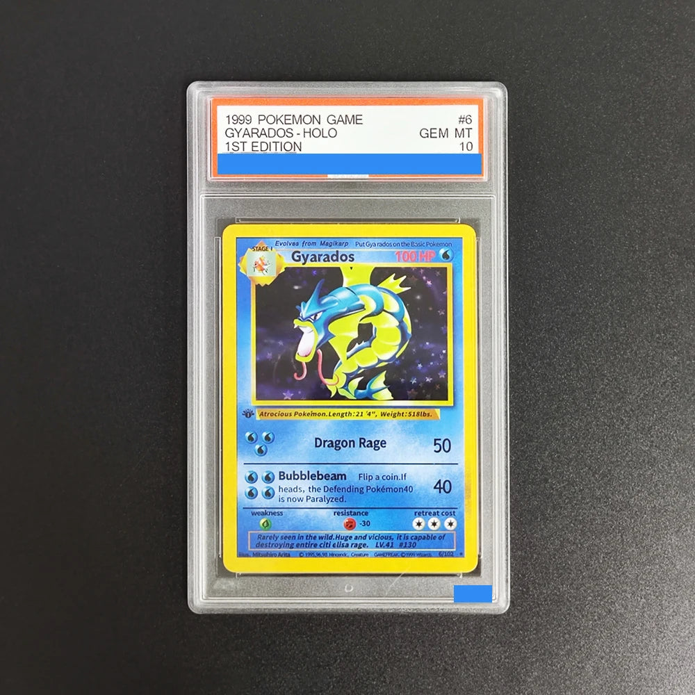 1999 1st Ed Charizard Mewtwo Gyarados Blastoise etc Gem Mt 10 proxy slab