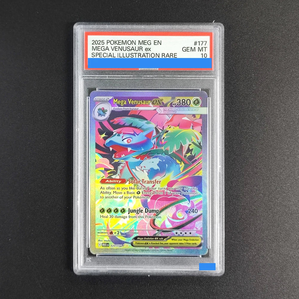 Mega Evolution Grade GEM MT 10 Collection Card Proxy slabs