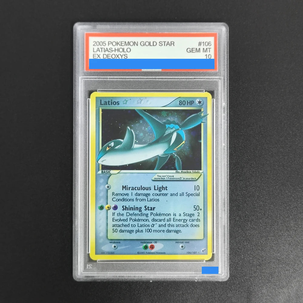 2006 Gold Star EX Dragon Frontiers Gem Mint 10 Proxy Slabs