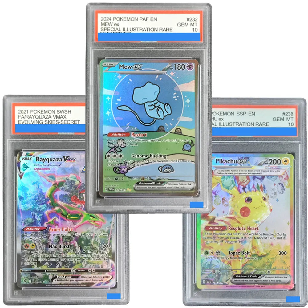 Paldean Fates Evolving skies etc GEM MT 10 Collection Proxy cards