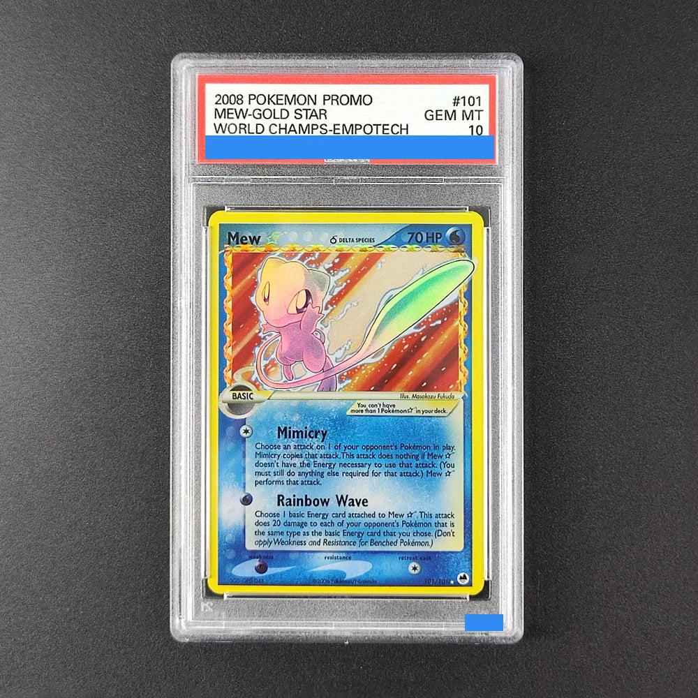  DIY TCG PAF SSP EN-PALDEAN FATES #232 #238 PIKACHU MEW ex RAYQUAZA GRENINJA Authentication Grade GEM MT 10 Collection Card