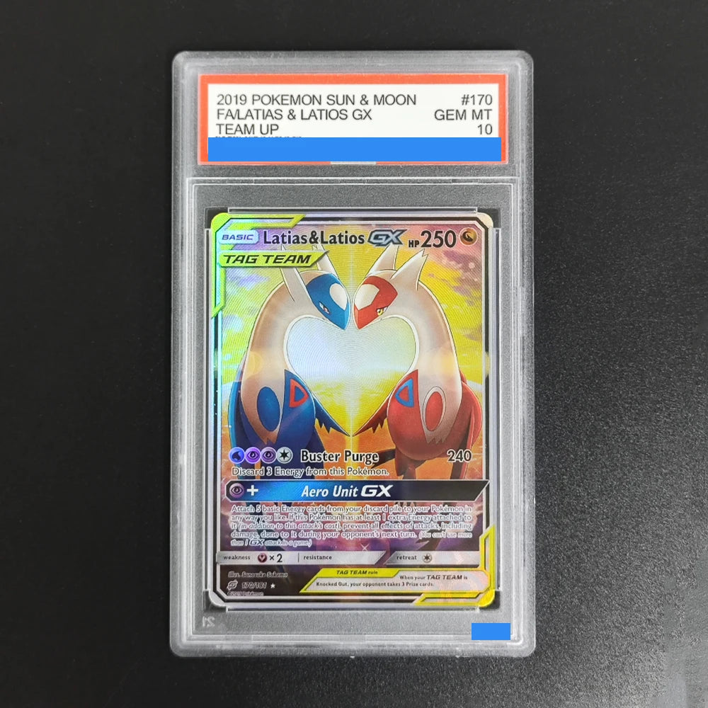 Ptcg Sun & Moon Team up  Grade Gem mt 10 Collection Card Proxy slab