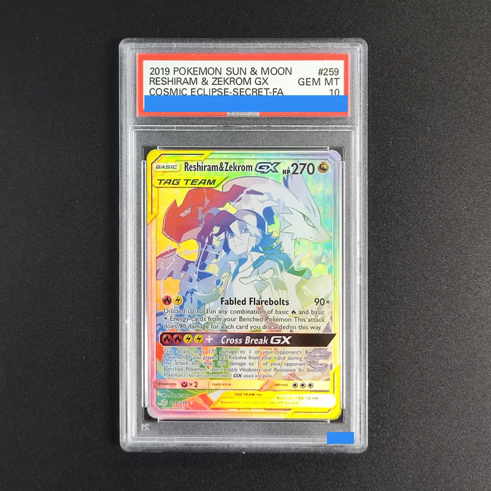 Ptcg Sun & Moon Team up  Grade Gem mt 10 Collection Card Proxy slab