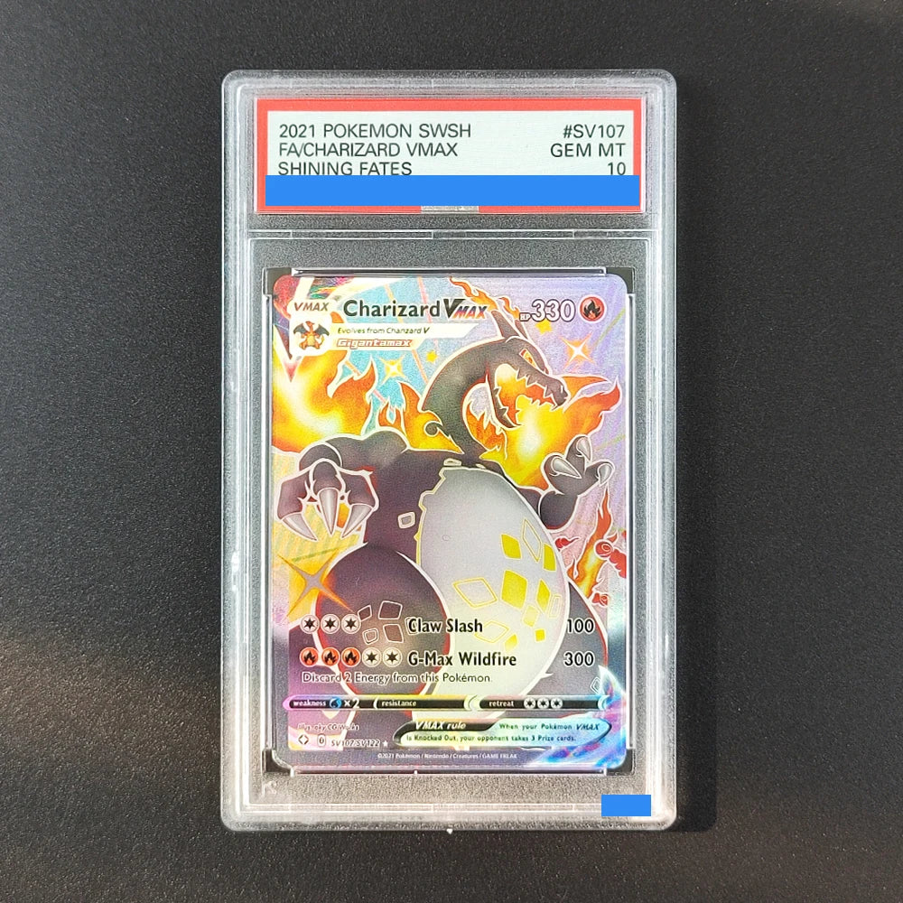 Charizard proxy slabs gem mt 10