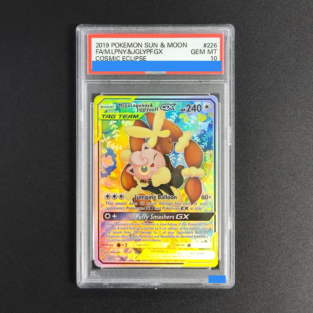 Ptcg Sun & Moon Team up  Grade Gem mt 10 Collection Card Proxy slab