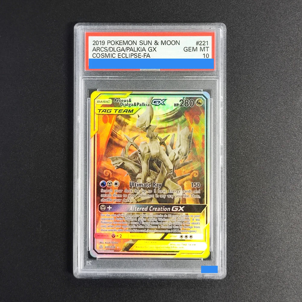 Ptcg Sun & Moon Team up  Grade Gem mt 10 Collection Card Proxy slab