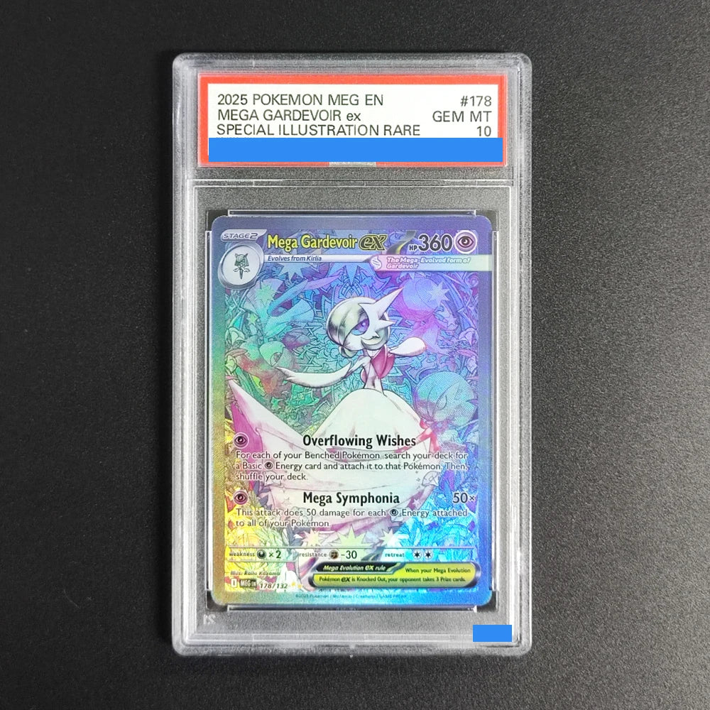 Mega Evolution Grade GEM MT 10 Collection Card Proxy slabs
