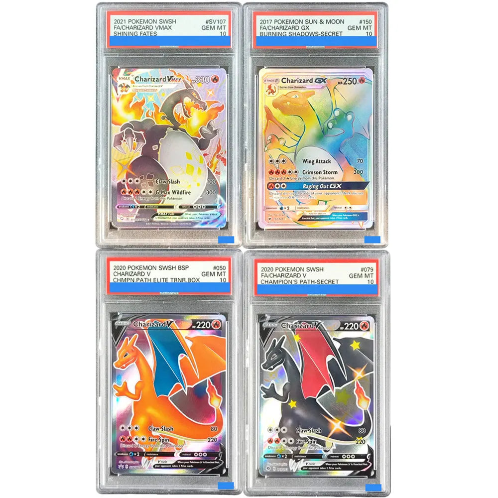 Charizard proxy slabs gem mt 10