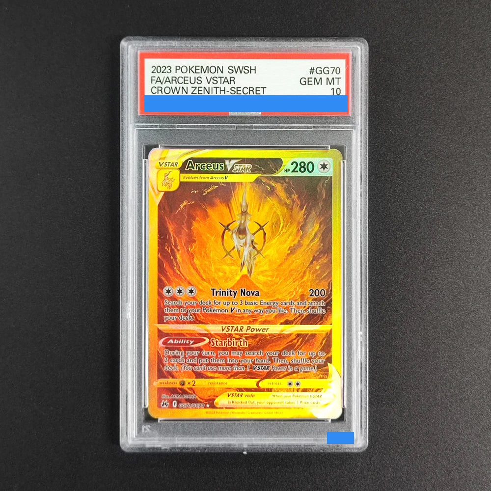 Crown Zenith Secret Rare Grade Gem mt 10 Collection Card Proxy slab
