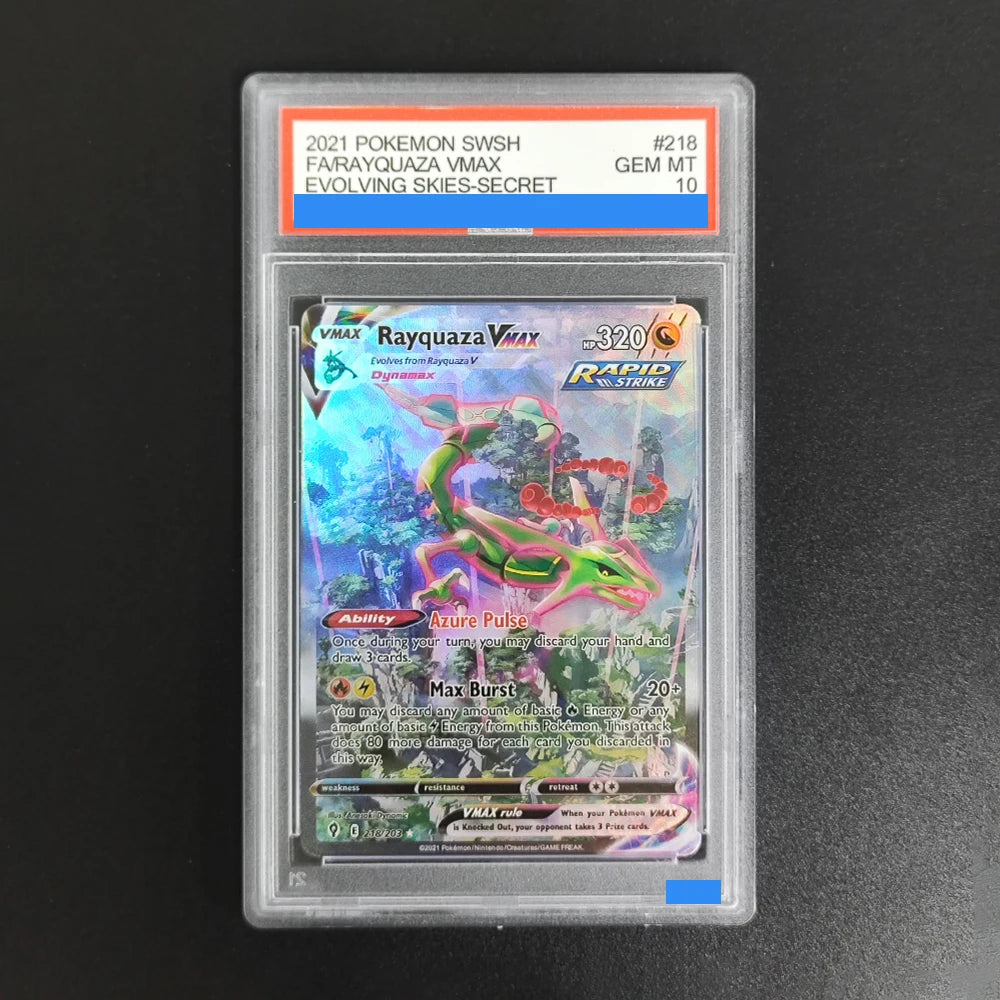  DIY TCG PAF SSP EN-PALDEAN FATES #232 #238 PIKACHU MEW ex RAYQUAZA GRENINJA Authentication Grade GEM MT 10 Collection Card