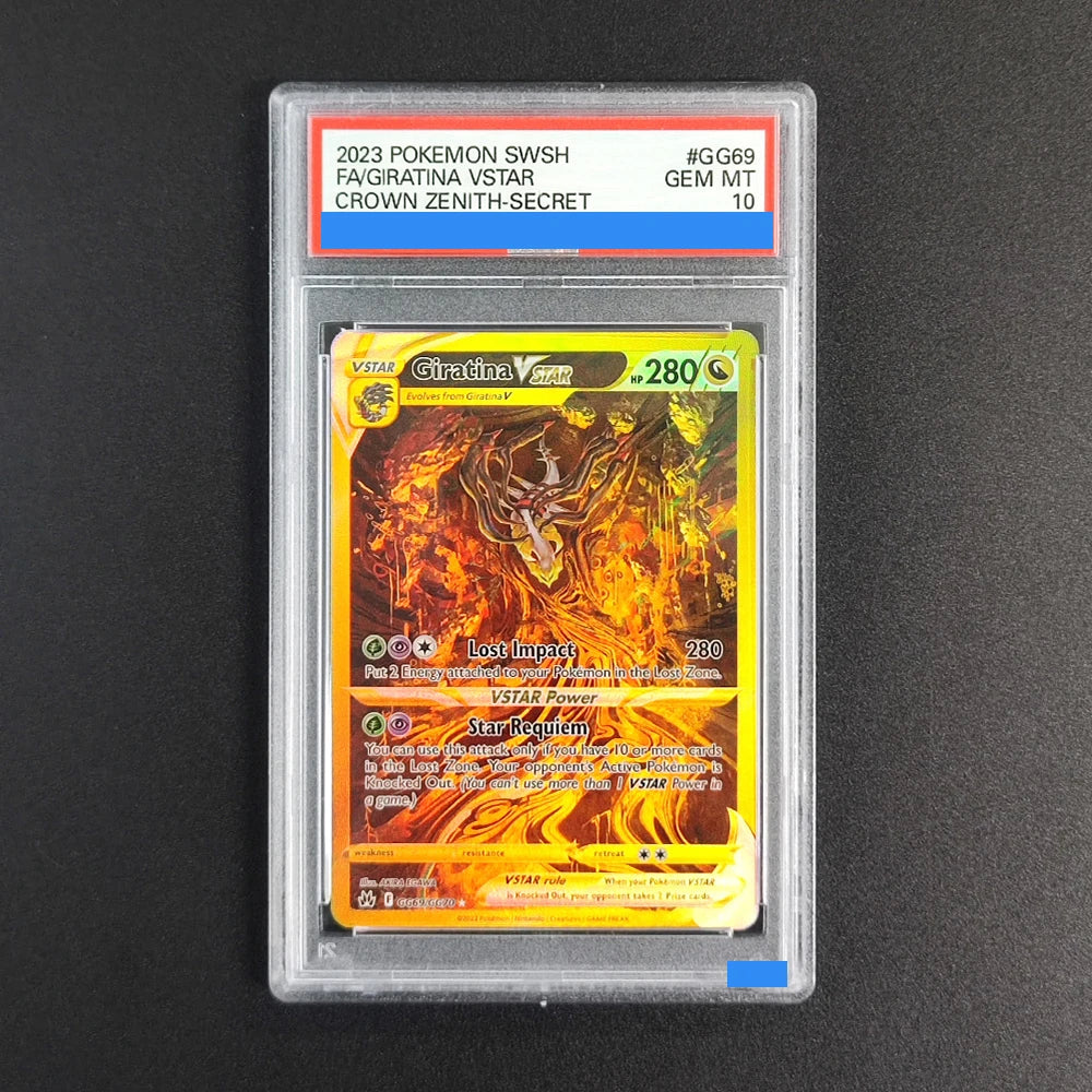 Crown Zenith Secret Rare Grade Gem mt 10 Collection Card Proxy slab