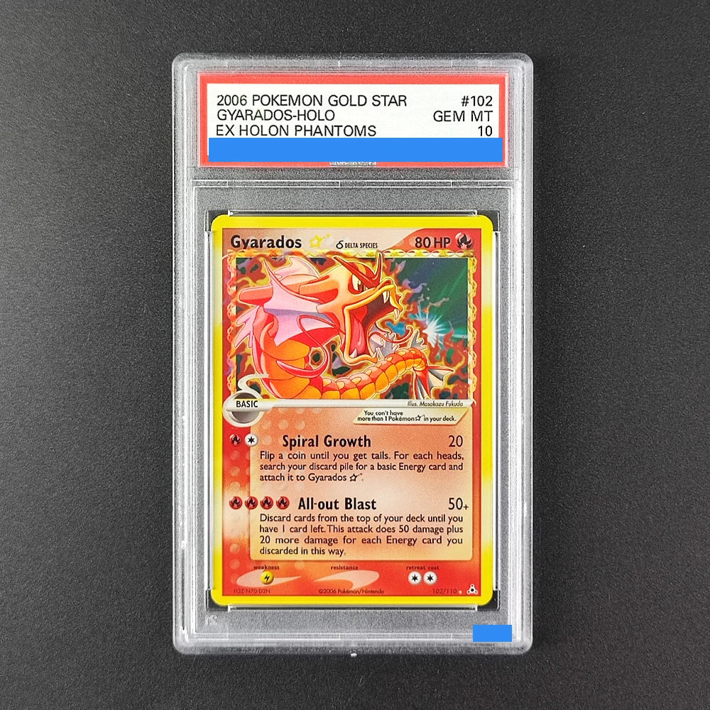 2006 Gold Star EX Dragon Frontiers Gem Mint 10 Proxy Slabs