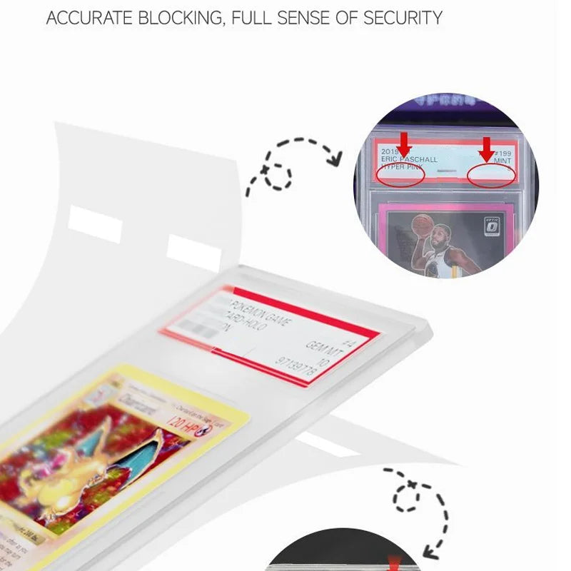 Custom PSA Rating Card Label High Quality Unsealed Case
