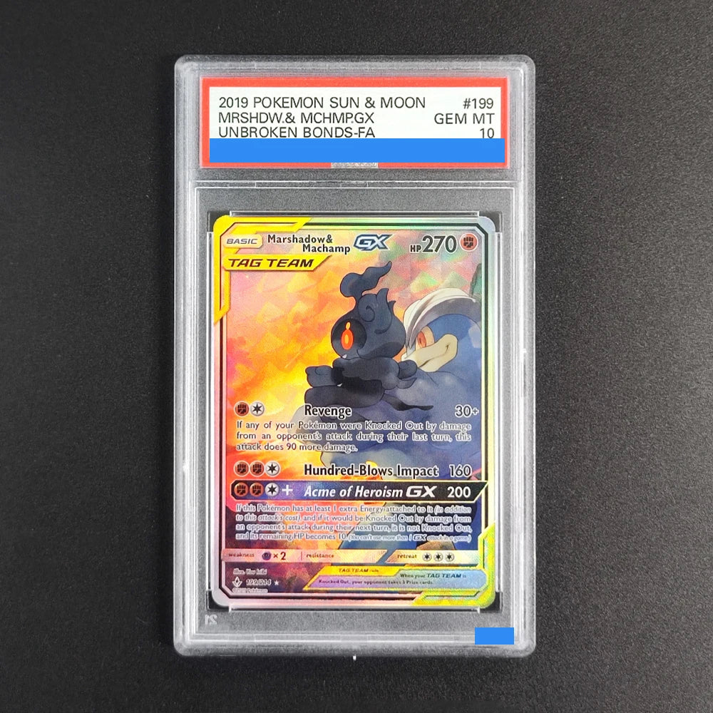 Ptcg Sun & Moon Team up  Grade Gem mt 10 Collection Card Proxy slab