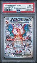 Charizard Obsidian Flames and Paldean Fates Gem mt 10 Card proxy slab