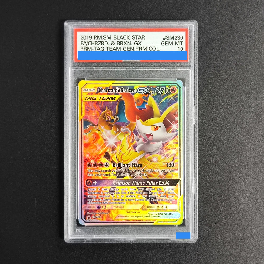 Ptcg Sun & Moon Team up  Grade Gem mt 10 Collection Card Proxy slab