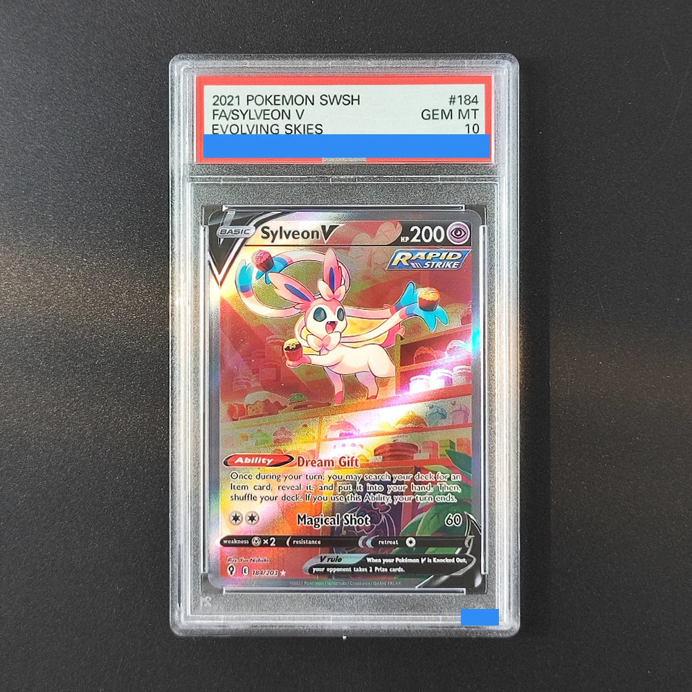 2021 SwSh Evolving Skies Eeveelution Gem Mint 10 Proxy Slabs