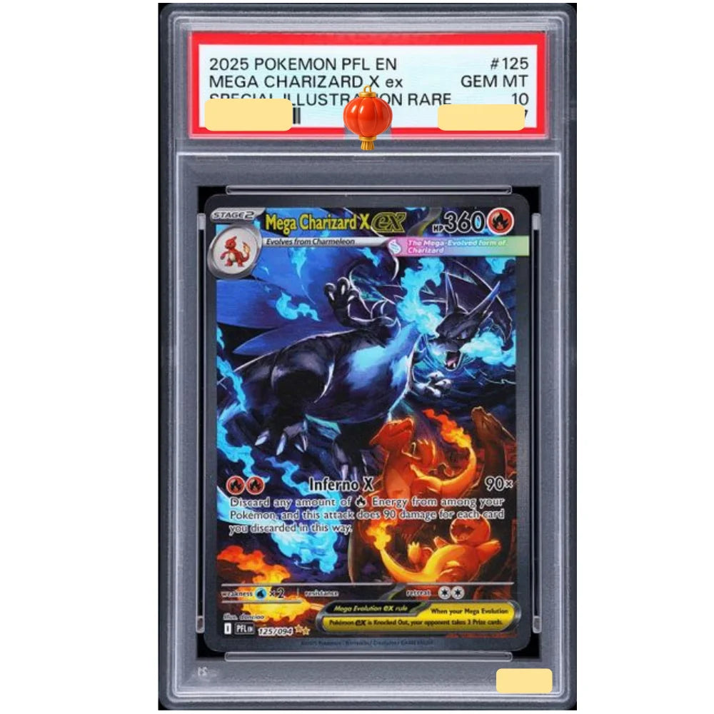 Phantasmal Flames Charizard sir Gem mt 10 Collection proxy slab