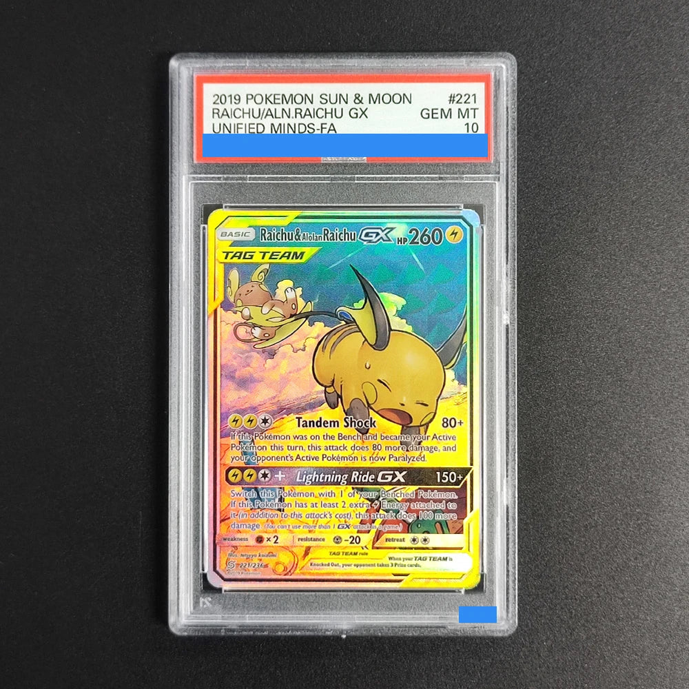 Ptcg Sun & Moon Team up  Grade Gem mt 10 Collection Card Proxy slab