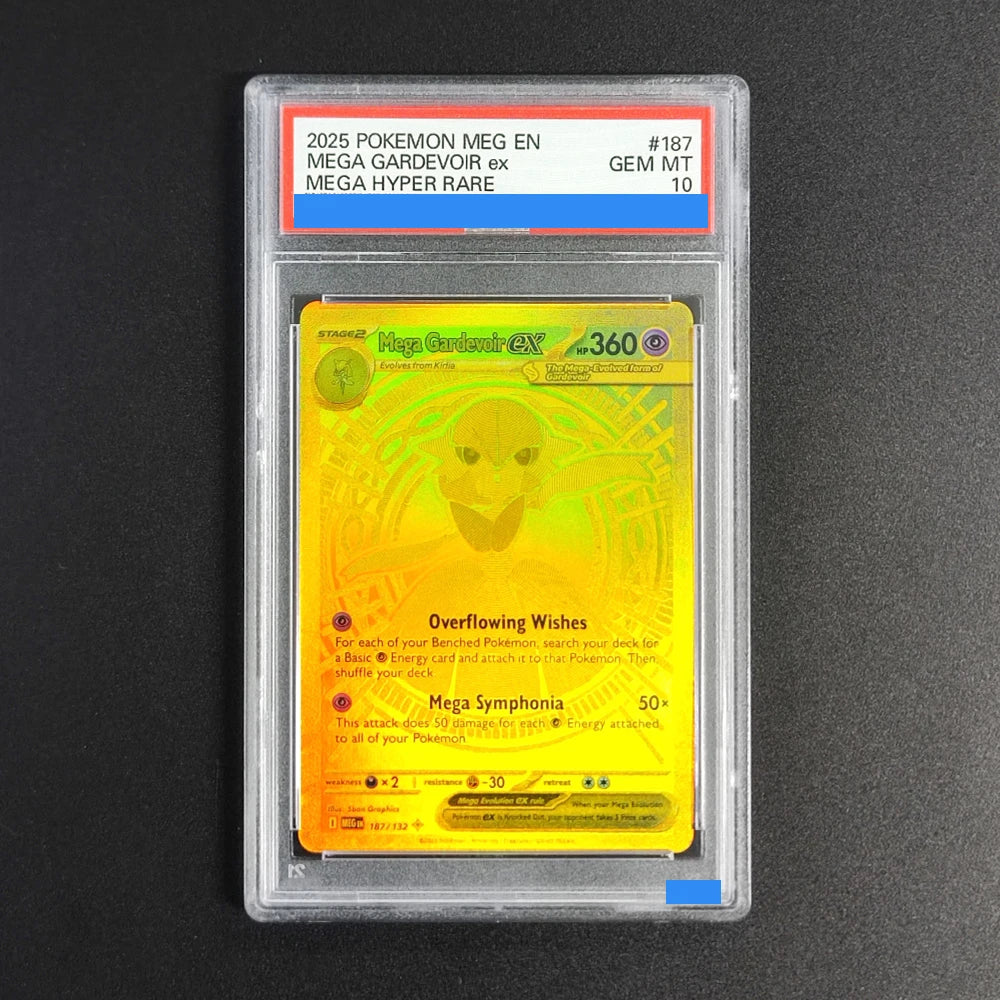 Mega Evolution Grade GEM MT 10 Collection Card Proxy slabs