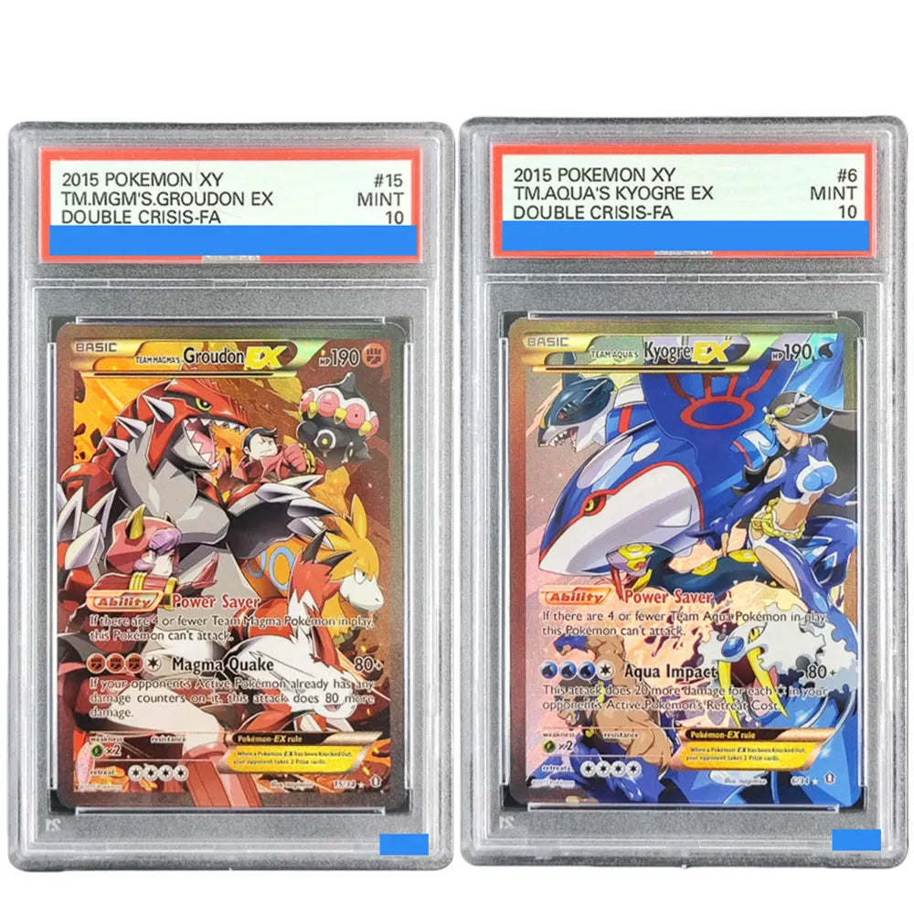 2015 PKM XY Double Crisis Gem Mint 10 Proxy Slabs