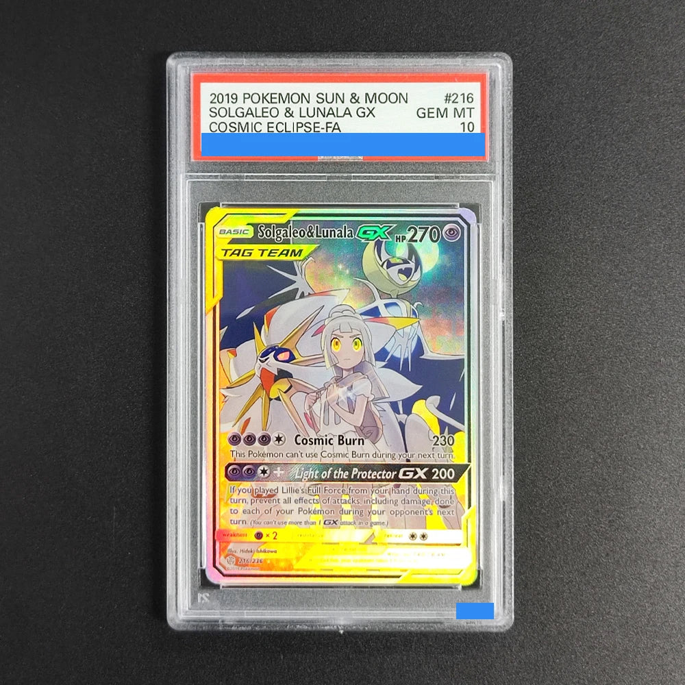Ptcg Sun & Moon Team up  Grade Gem mt 10 Collection Card Proxy slab
