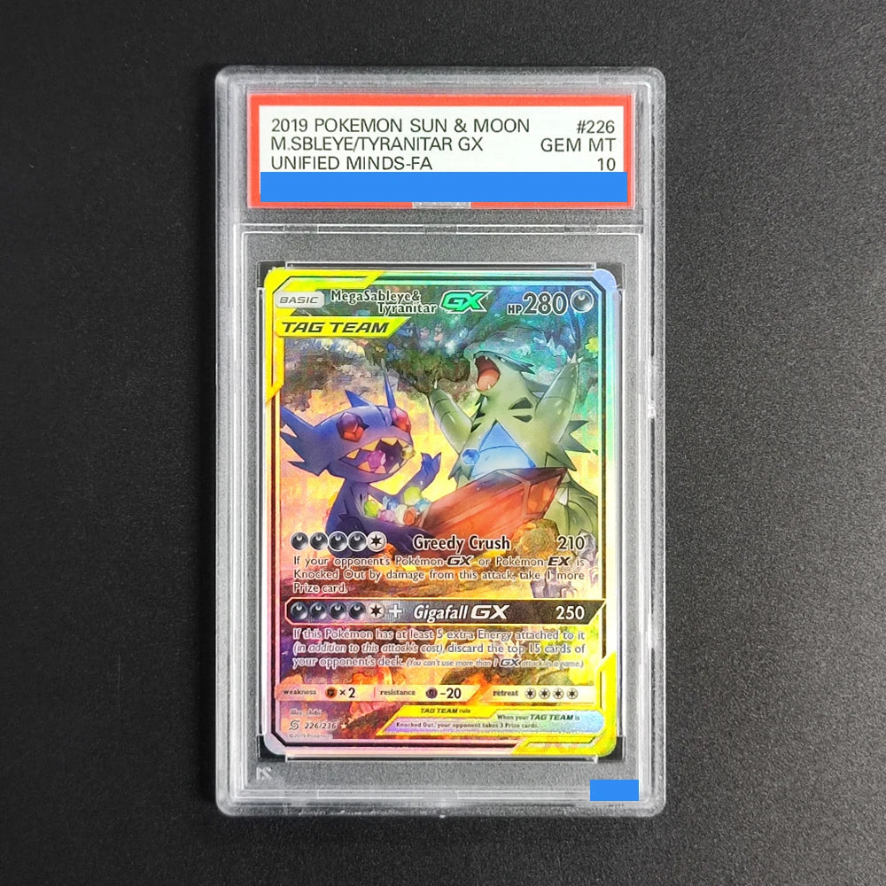 Ptcg Sun & Moon Team up  Grade Gem mt 10 Collection Card Proxy slab