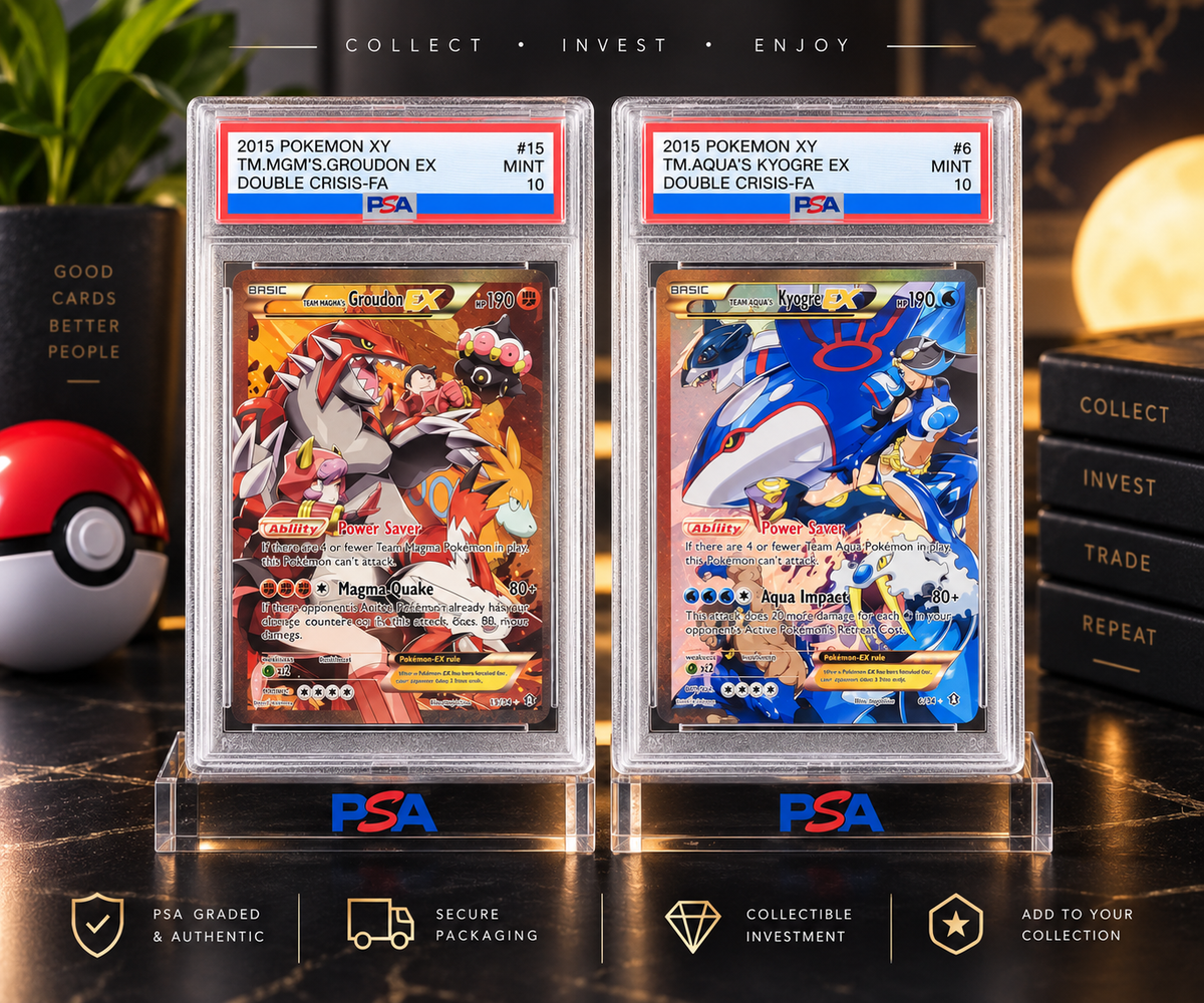2015 PKM XY Double Crisis Gem Mint 10 Proxy Slabs