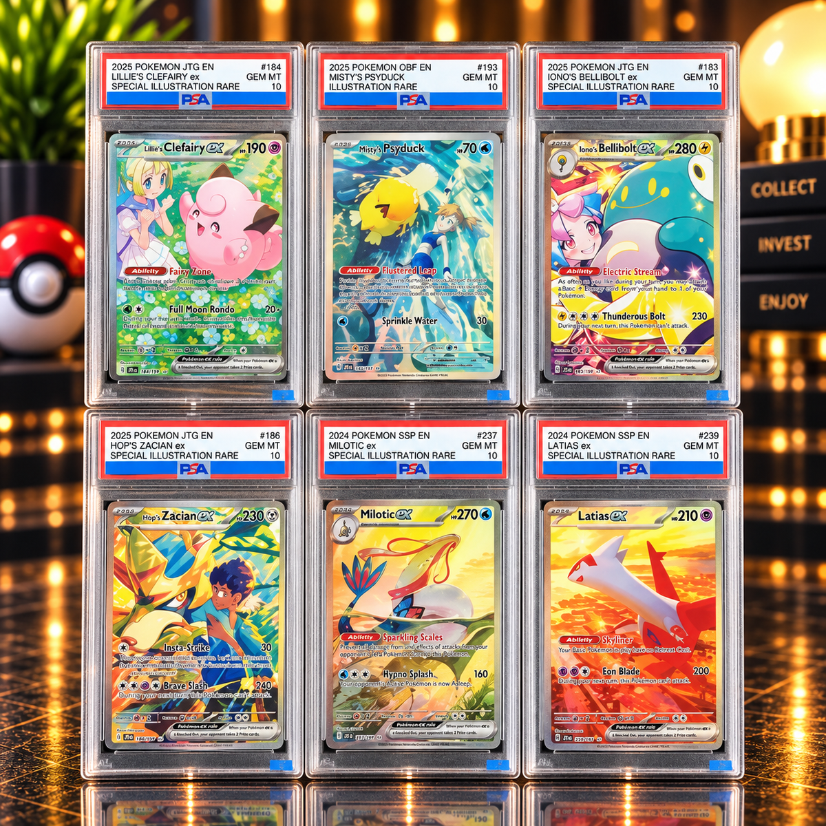 Journey Together Gem Mint 10 Collection TCG Proxy Slabs
